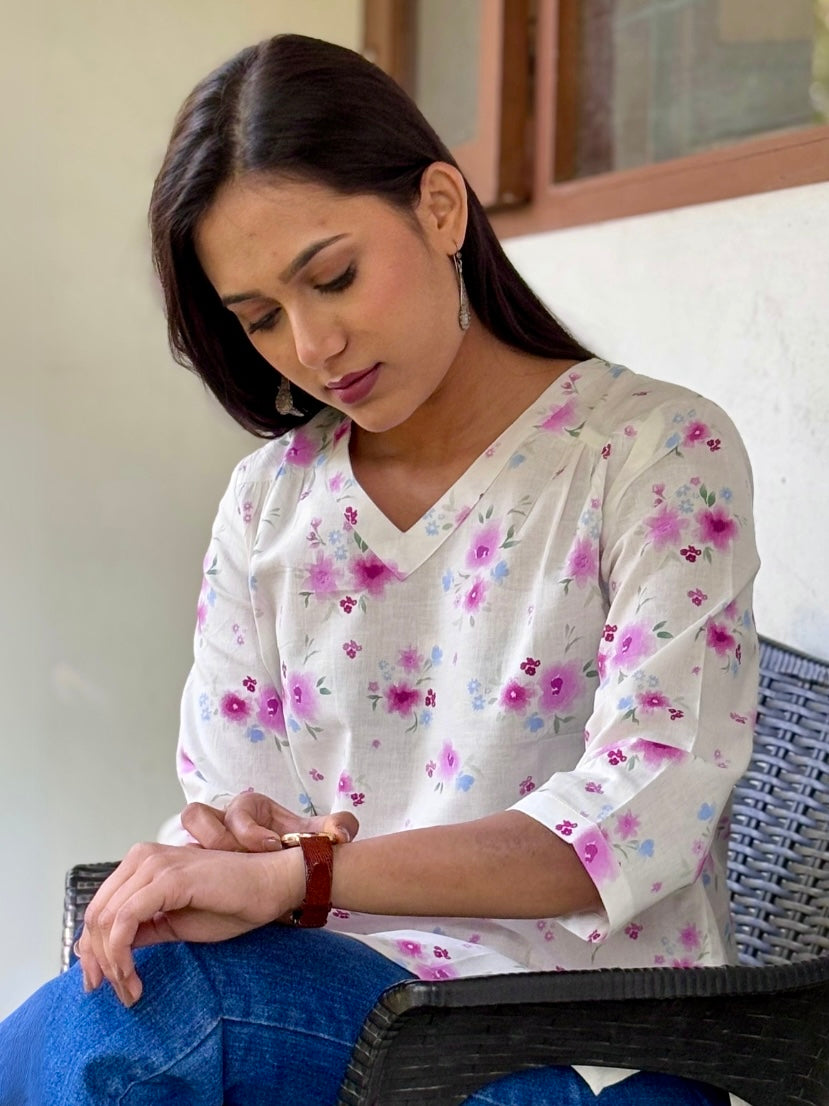 Garden Tunic - Cotton Linen