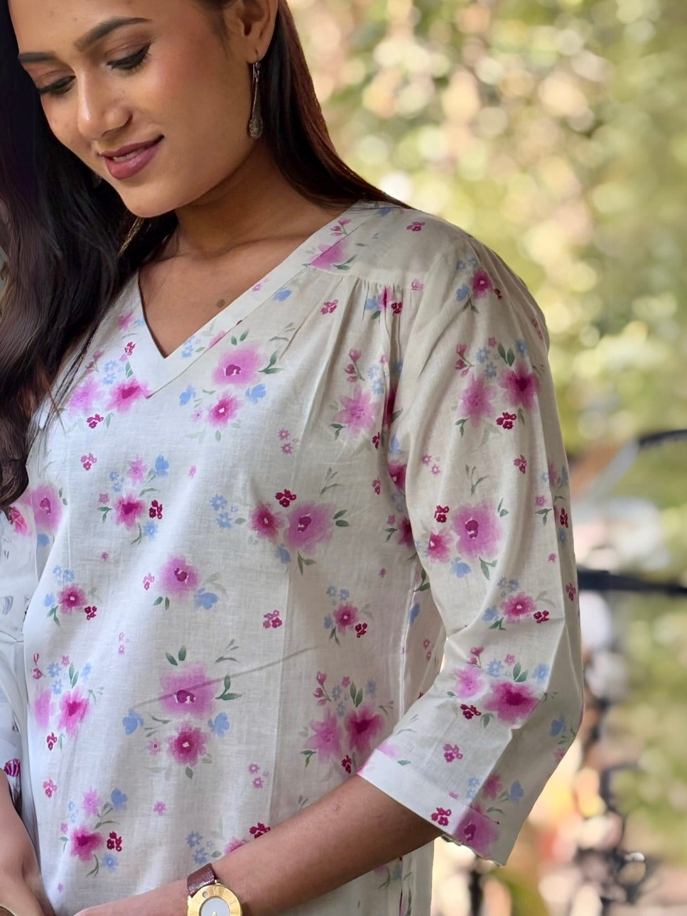 Garden Tunic - Cotton Linen