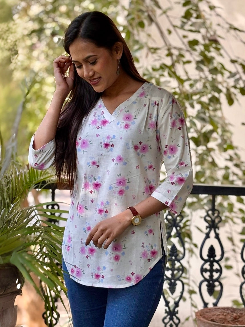 Garden Tunic - Cotton Linen