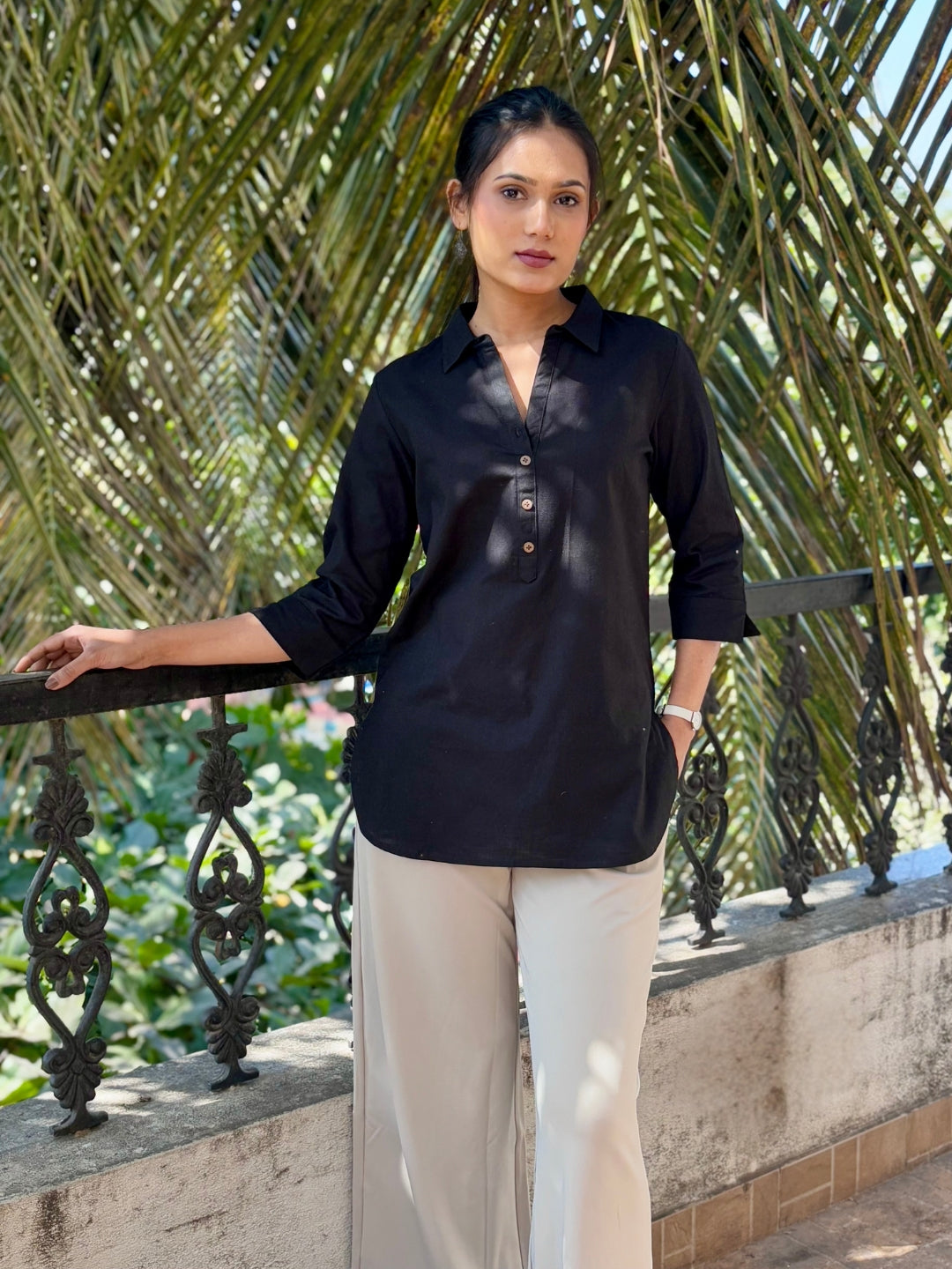Shadow Tunic - Cotton Linen
