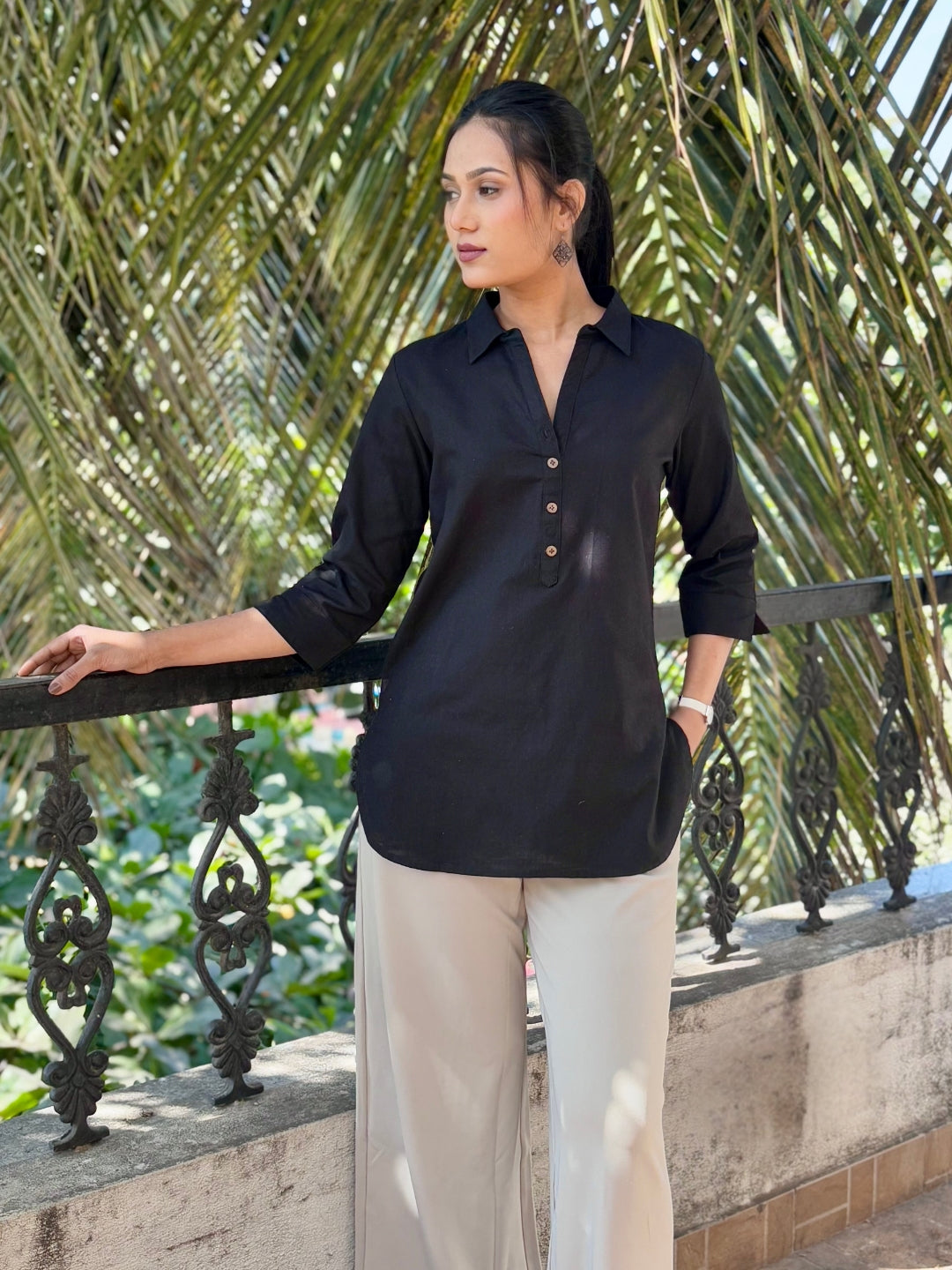 Shadow Tunic - Cotton Linen