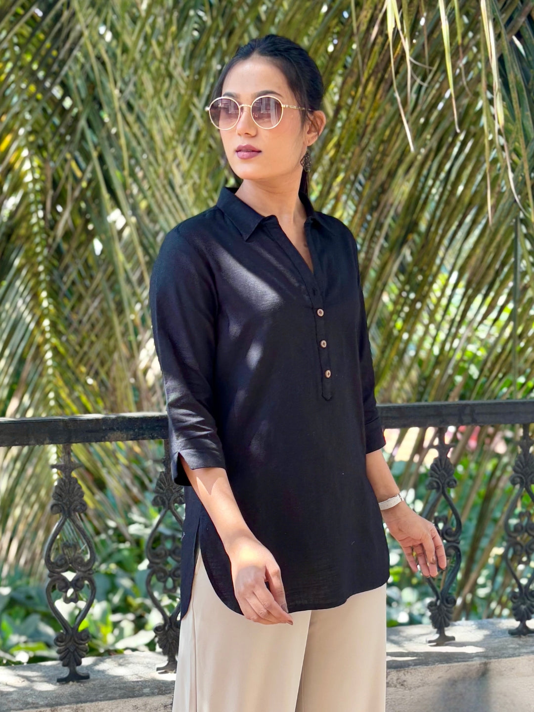 Shadow Tunic - Cotton Linen