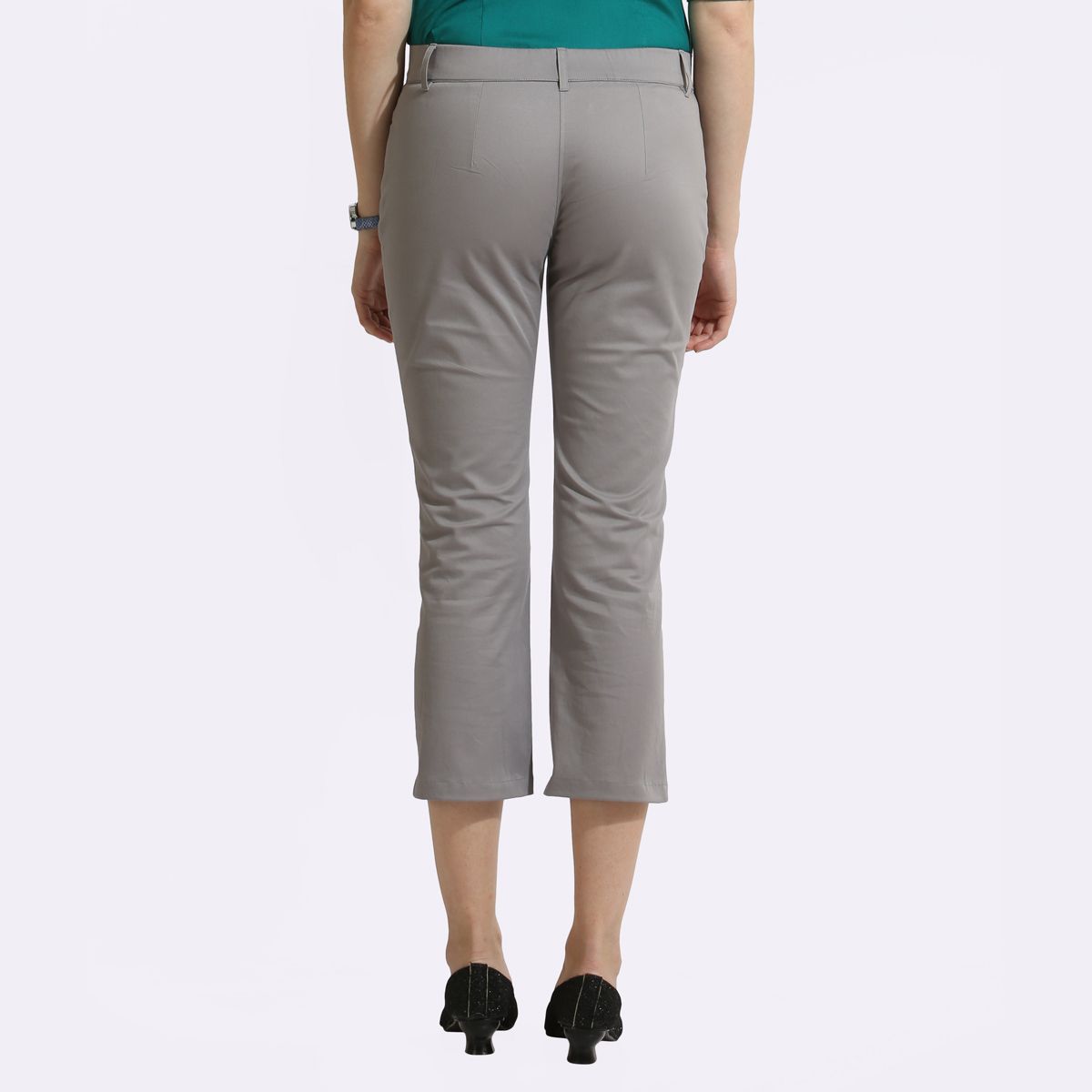 The Rio Pants Cotton Stretch Light Grey