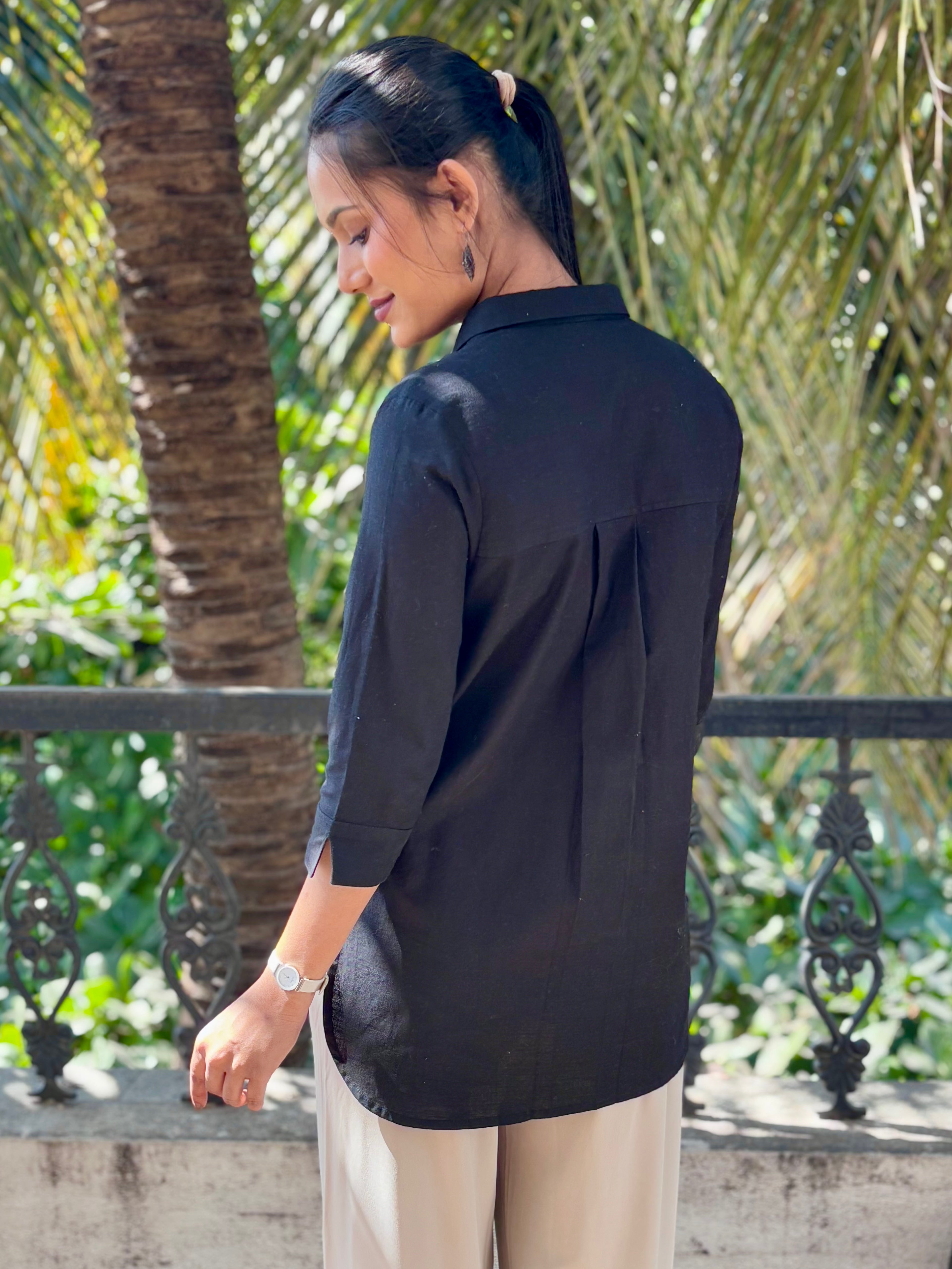 Shadow Tunic - Cotton Linen
