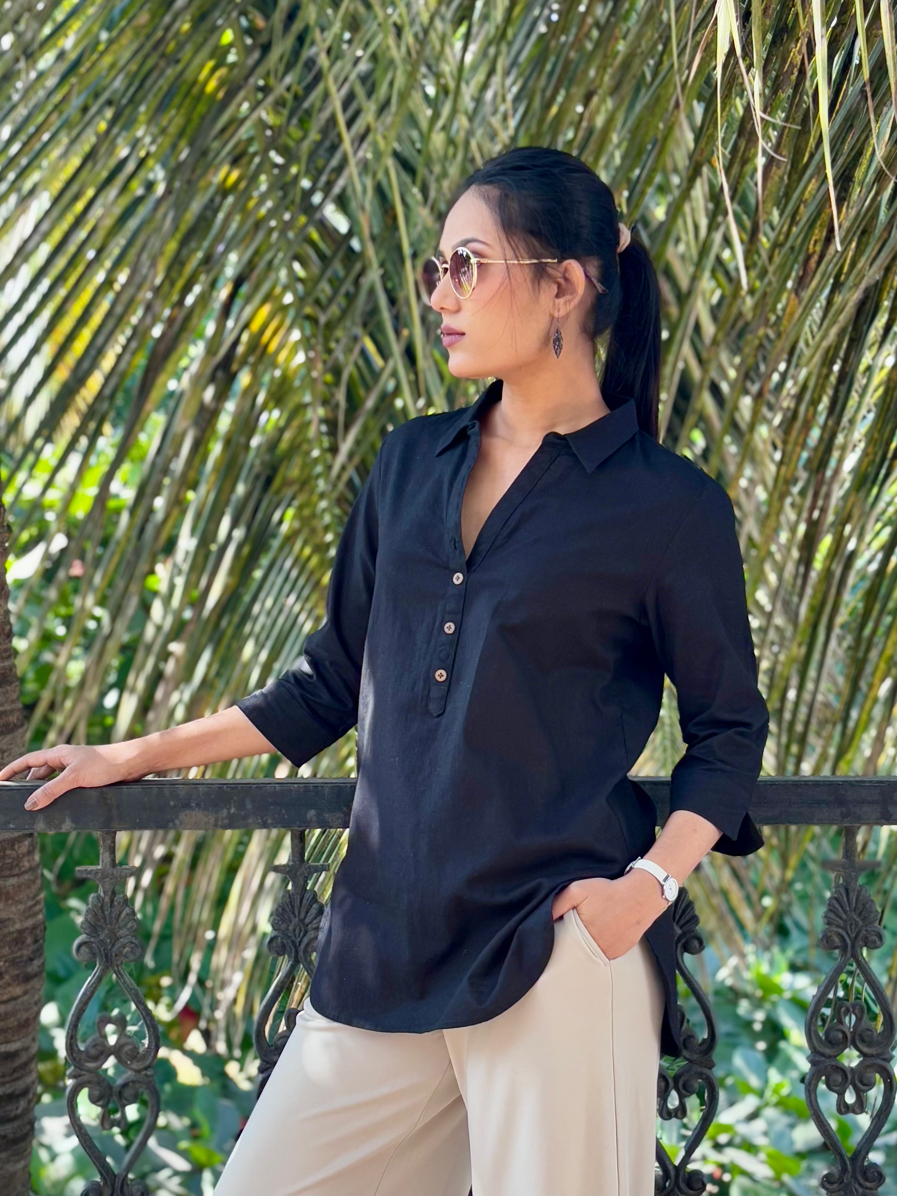 Shadow Tunic - Cotton Linen