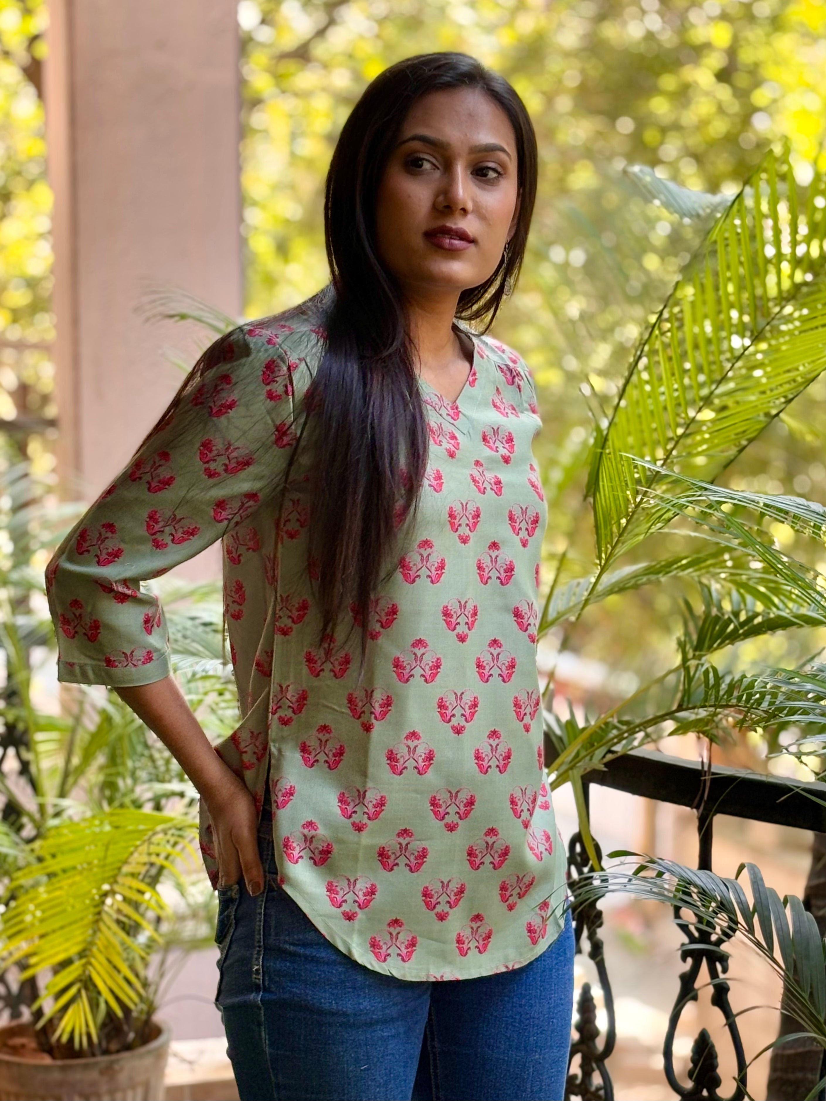 Basil Tunic - Premium Polyester Blend