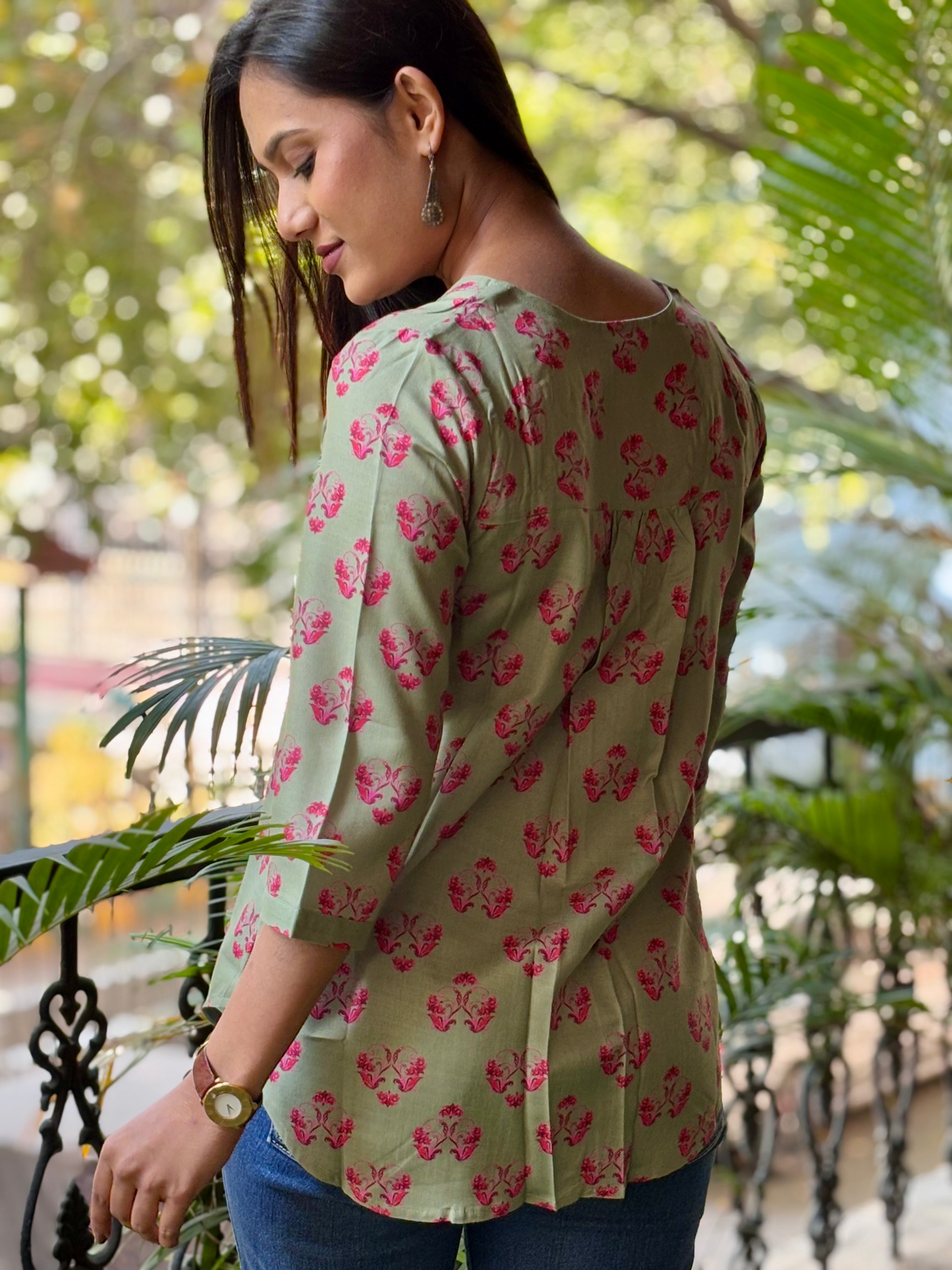 Basil Tunic - Premium Polyester Blend