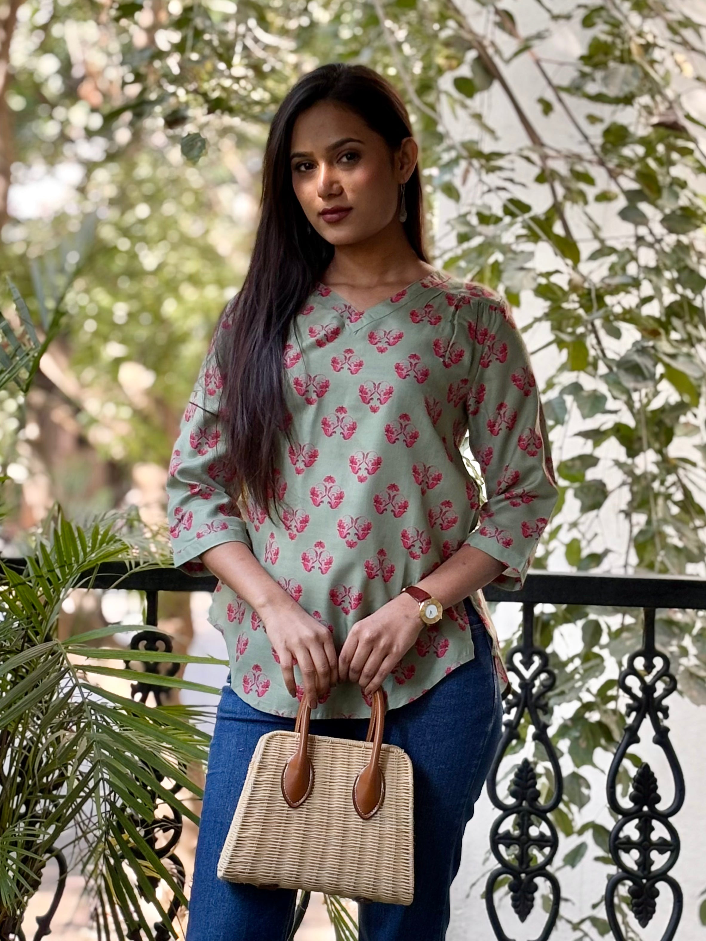 Basil Tunic - Premium Polyester Blend