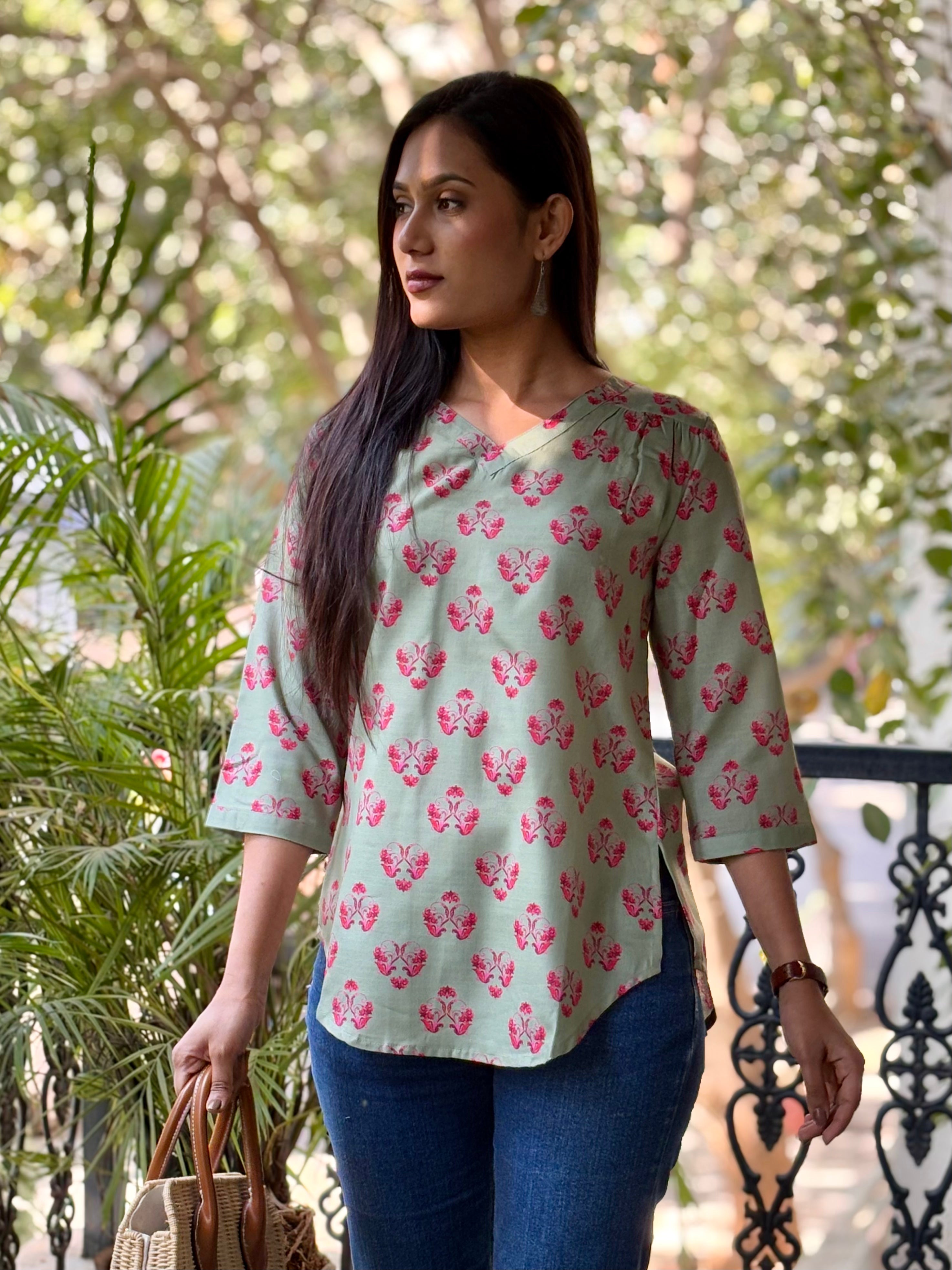 Basil Tunic - Premium Polyester Blend