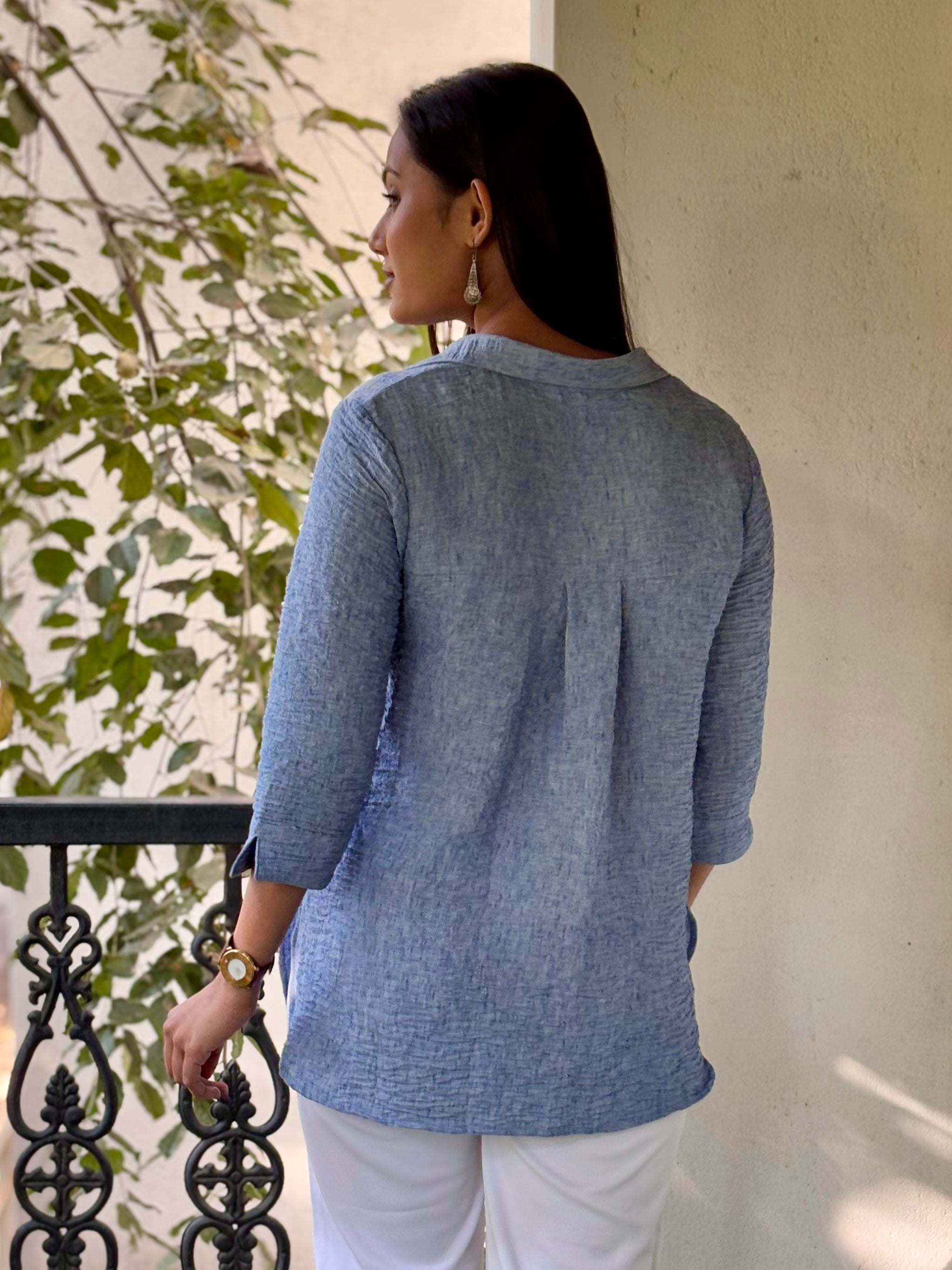 Bliss Tunic - Premium Textured Polyester