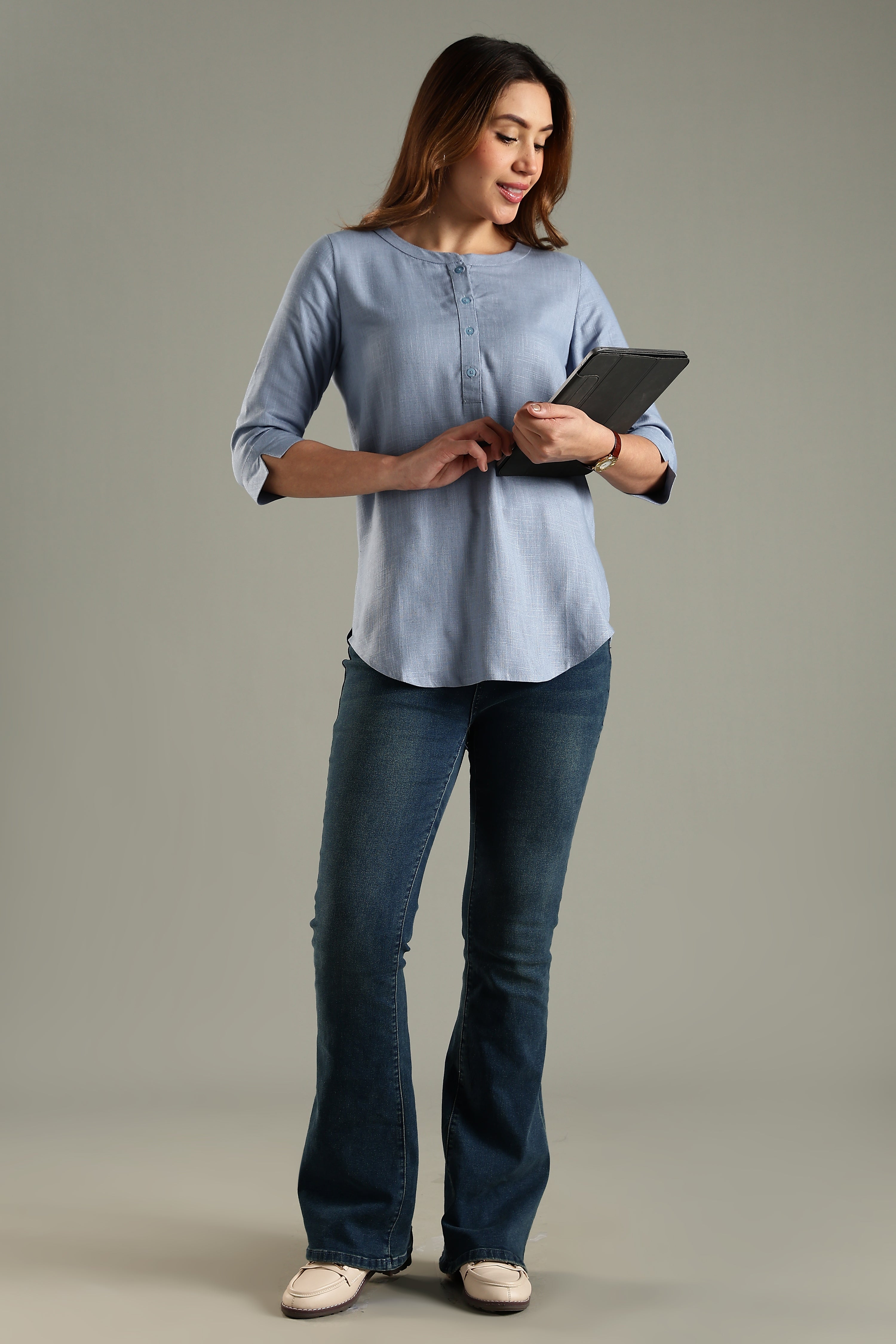 Canvas Tunic - Linen Viscose
