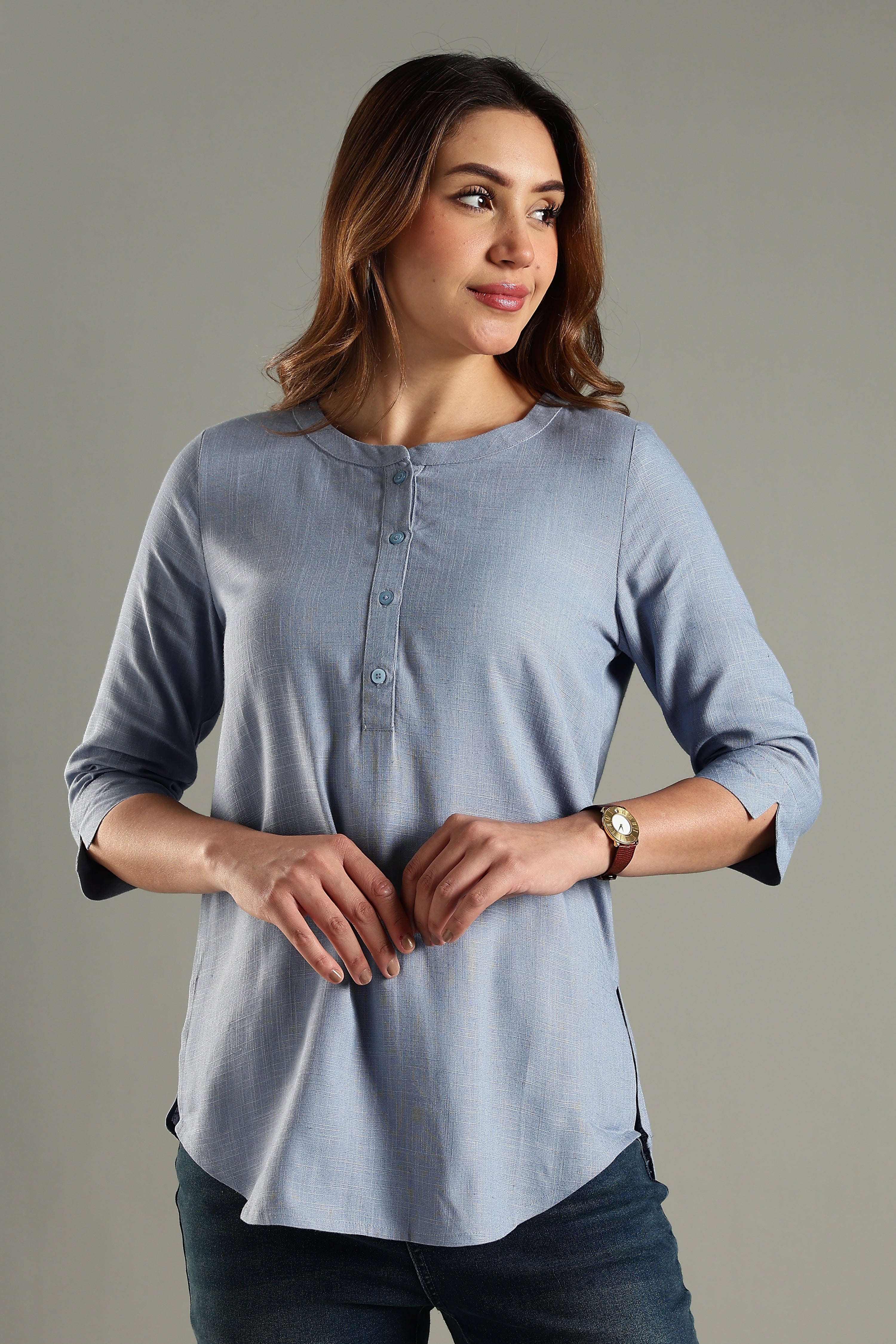 Canvas Tunic - Linen Viscose