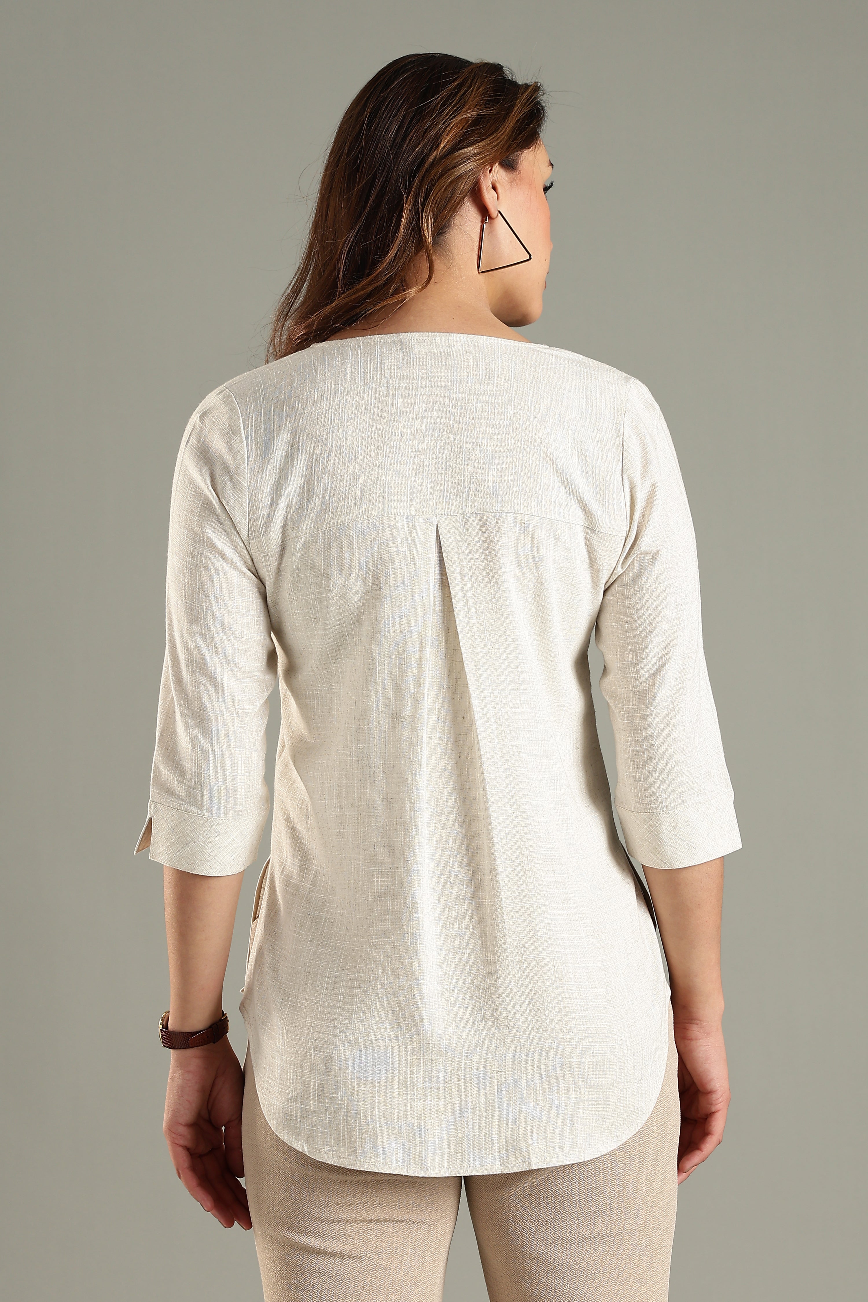 Poise Tunic - Linen Viscose