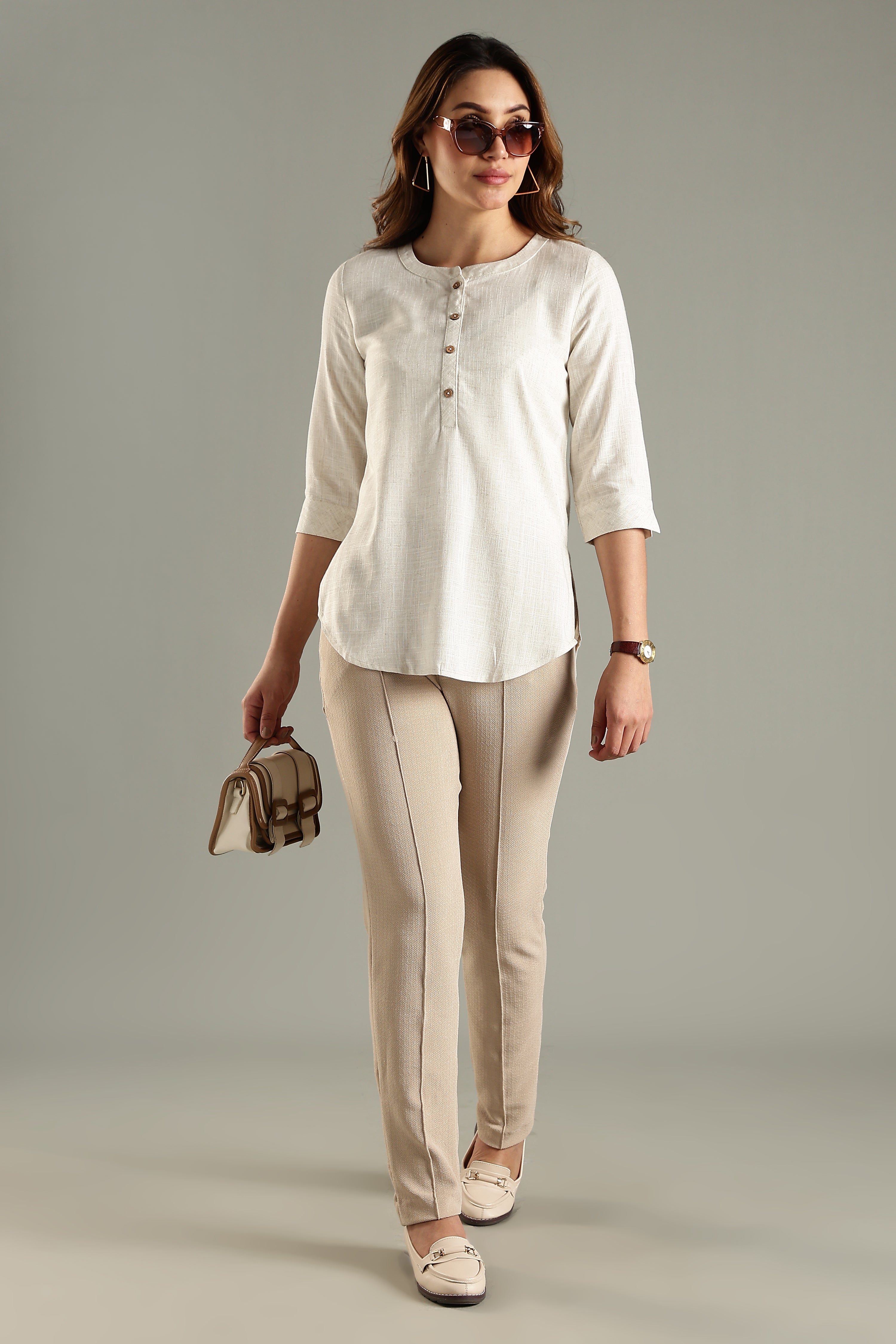 Poise Tunic - Linen Viscose