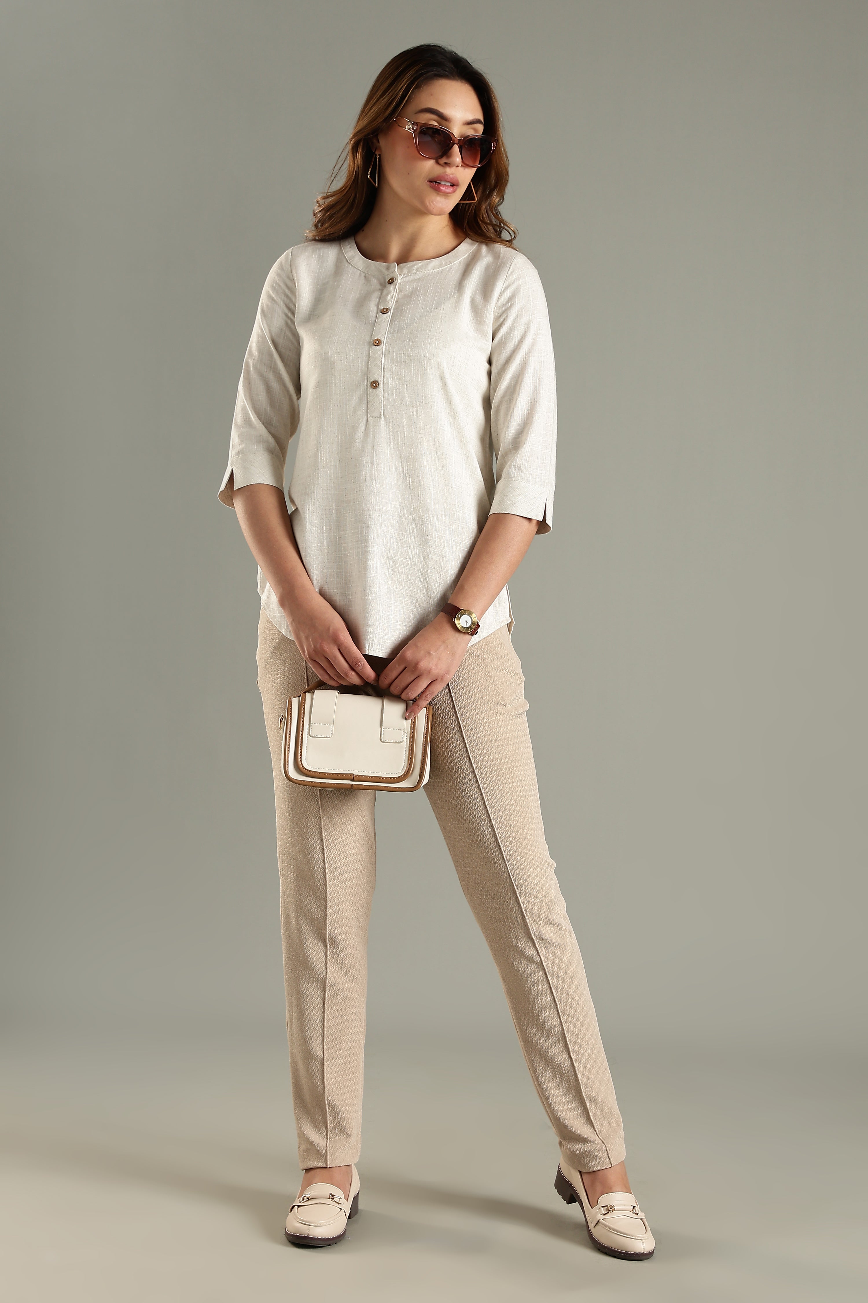 Poise Tunic - Linen Viscose