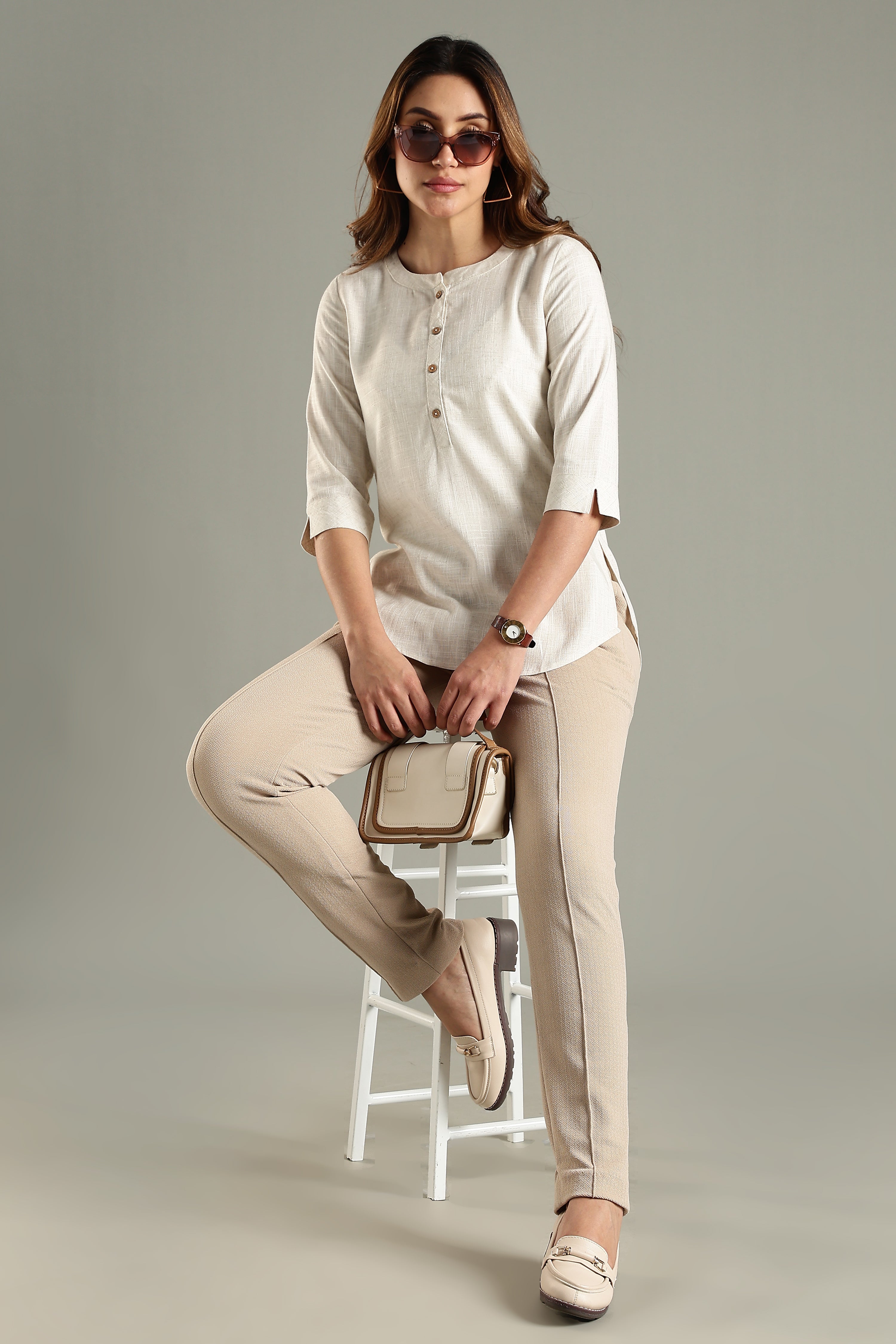 Poise Tunic - Linen Viscose