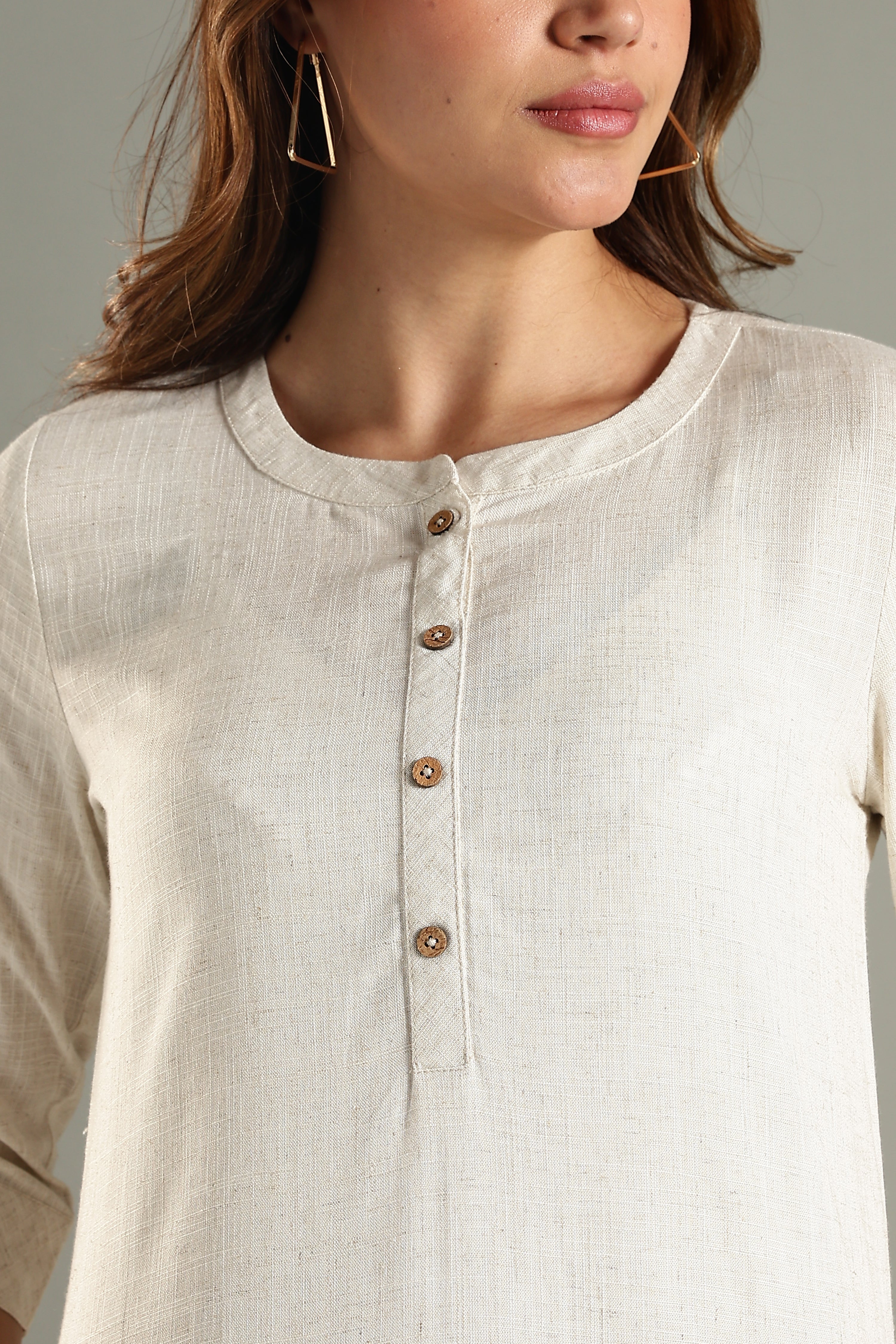 Poise Tunic - Linen Viscose