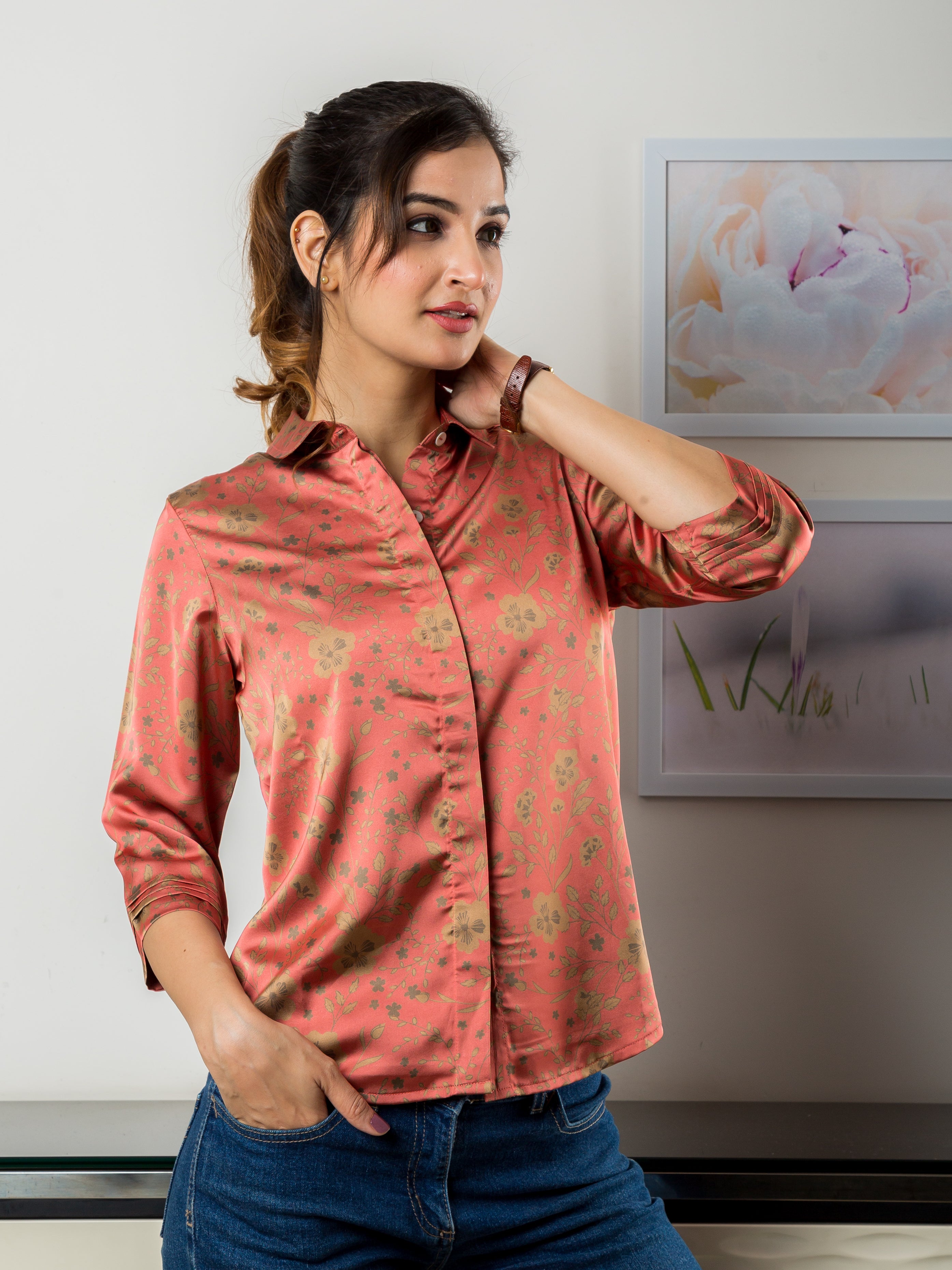 Maya Satin Shirt