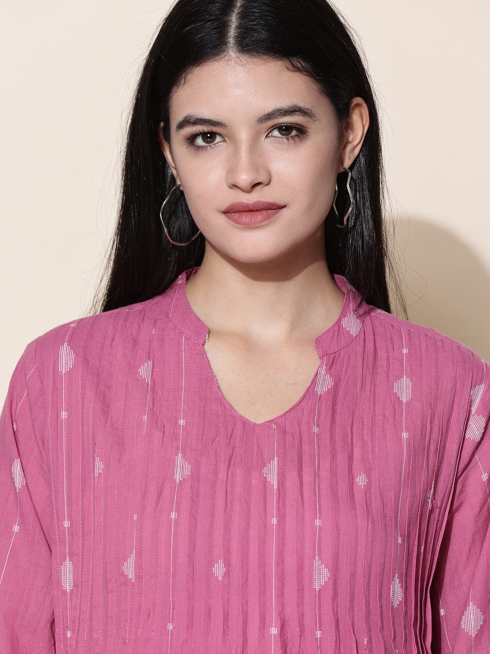 Pink Pearl Kurta Set