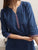 Indigo Embroidered Tunic