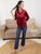 Scarlet Satin Shirt