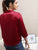 Scarlet Satin Shirt