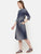 Honeycomb "Pure Cotton" Denim Shirt Dress