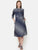 Honeycomb "Pure Cotton" Denim Shirt Dress