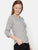 Black and white Stripes Round Neck Top